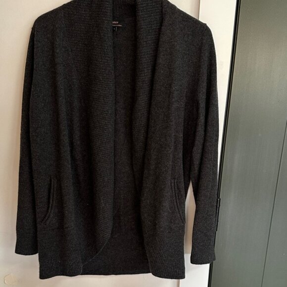 100% Mongolian Cashmere Open Cardigan Sweater - Picture 2 of 4